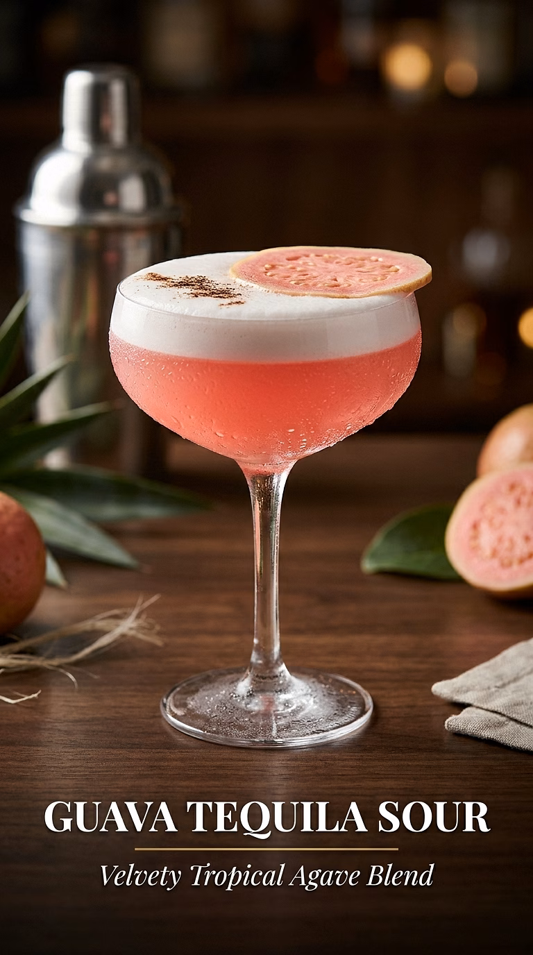 Guava Tequila Sour