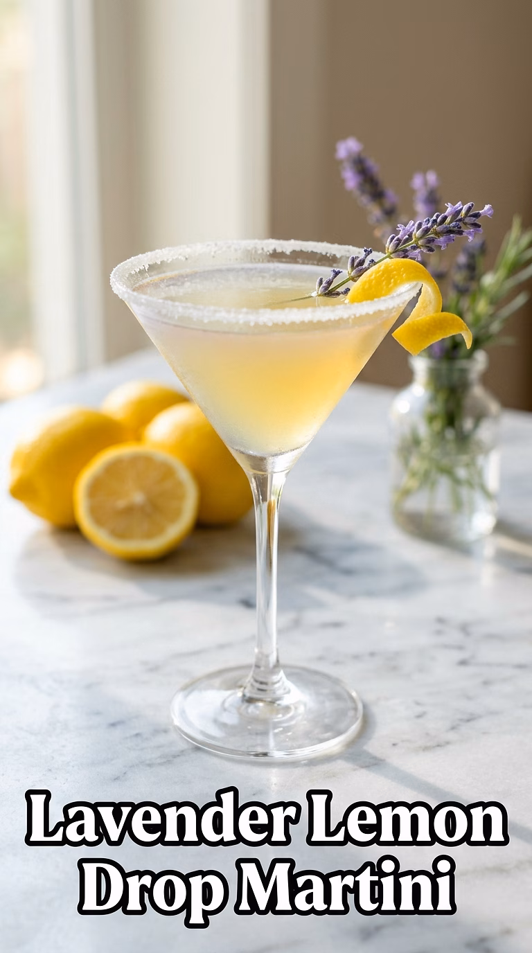 Lavender Lemon Drop Martini