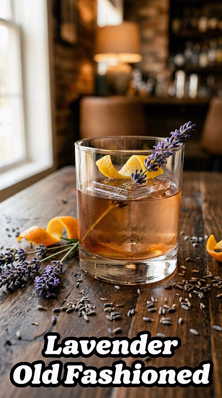 Lavender Old Fashioned