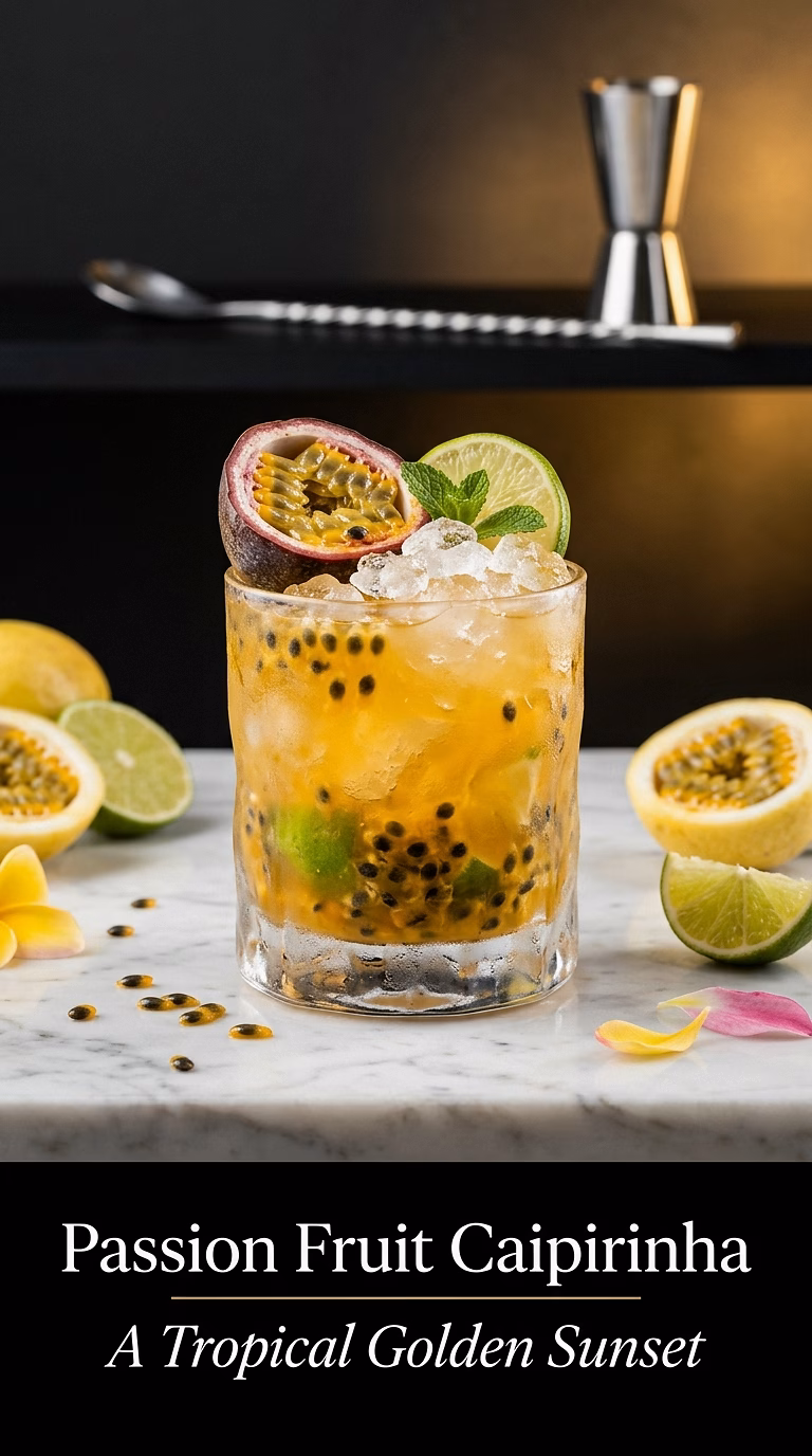Passion Fruit Caipirinha