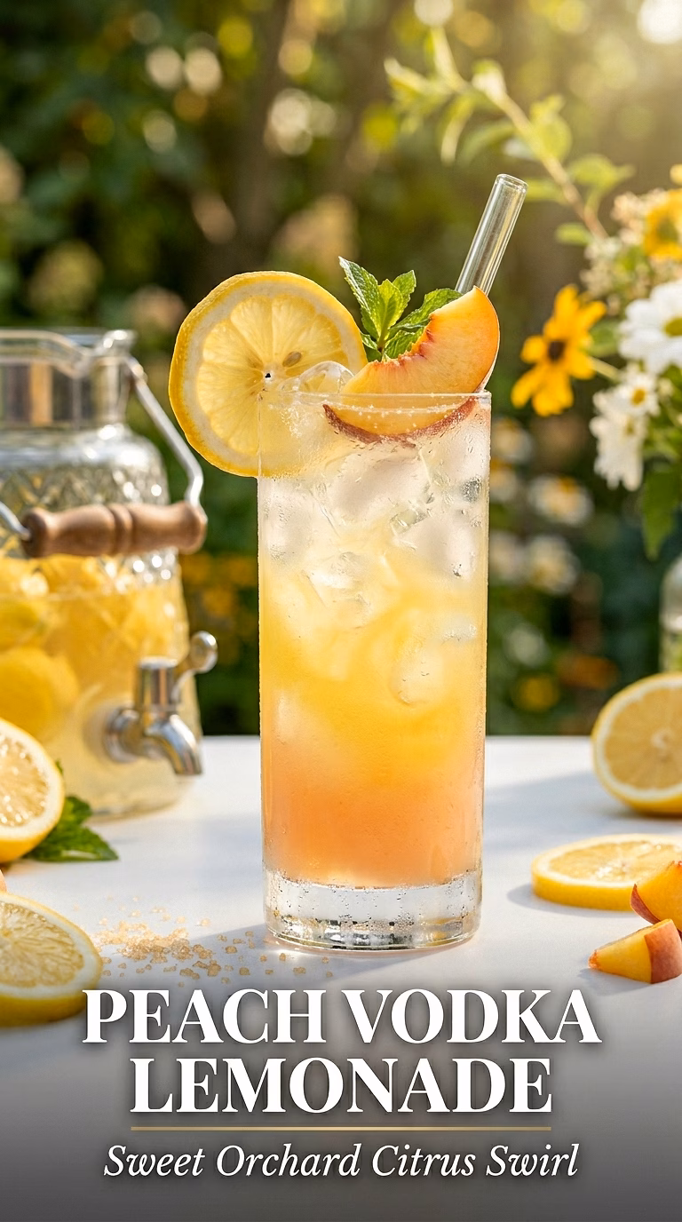 Peach Vodka Lemonade