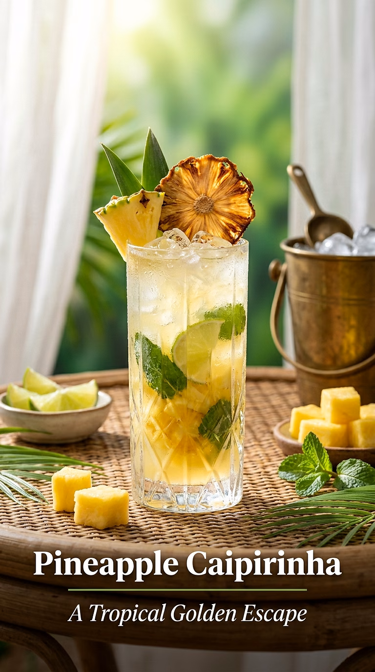 Pineapple Caipirinha