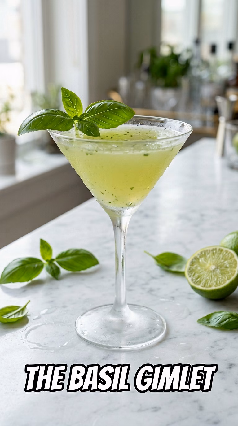 The Basil Gimlet