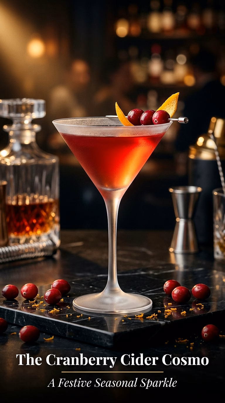 The Cranberry Cider Cosmo