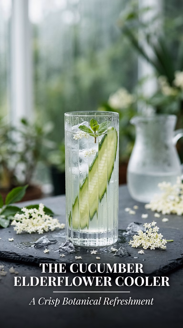 The Cucumber Elderflower Cooler