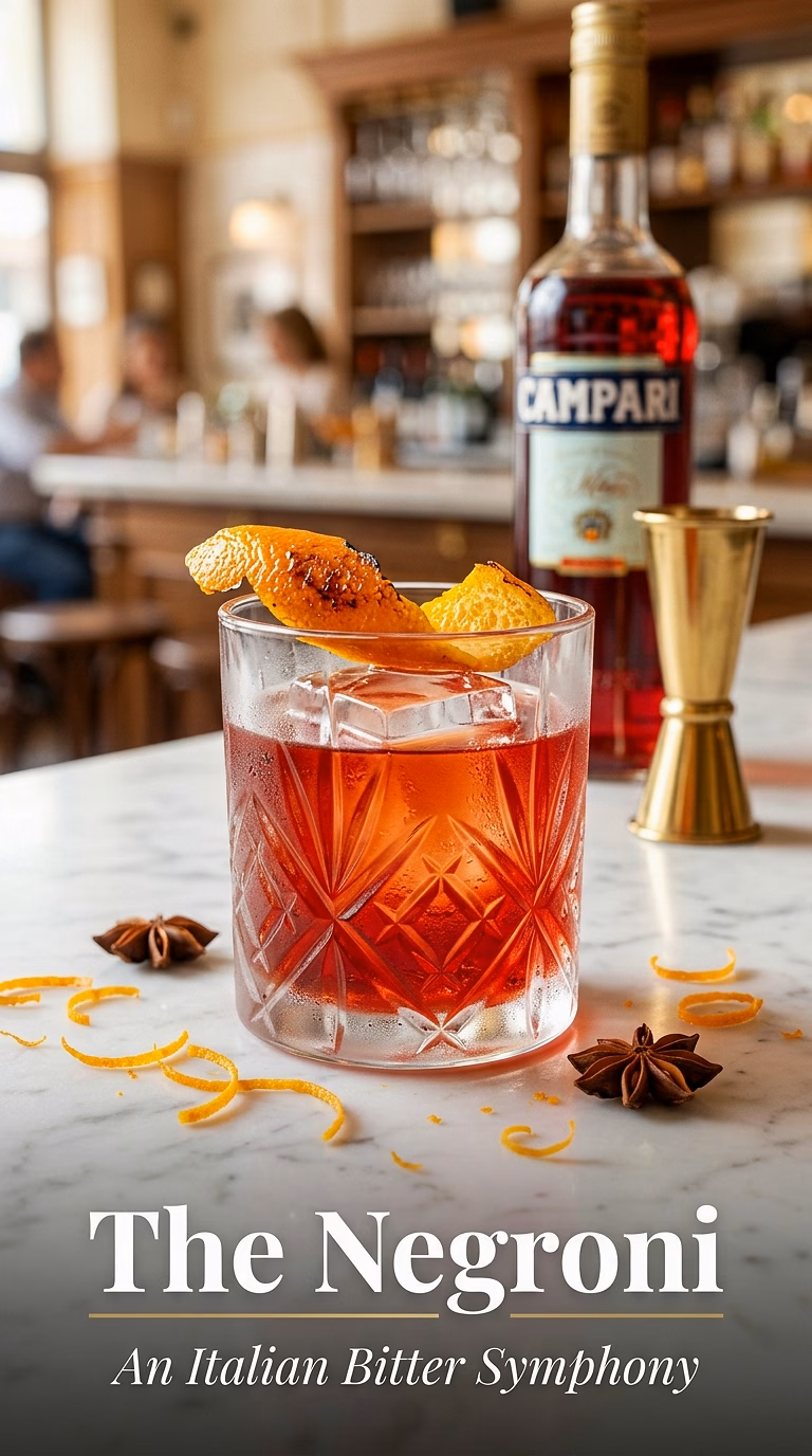 The Negroni with Orange Bitters