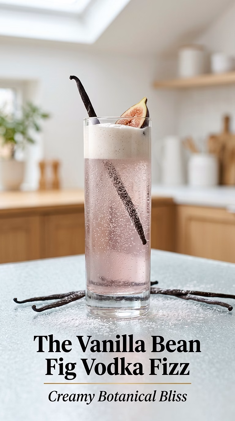 The Vanilla Bean Fig Vodka Fizz