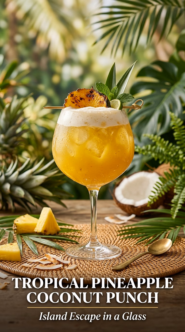 Tropical Pineapple Coconut Punch