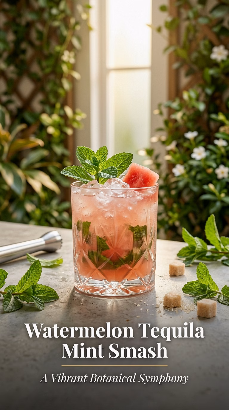 Watermelon Tequila Mint Smash