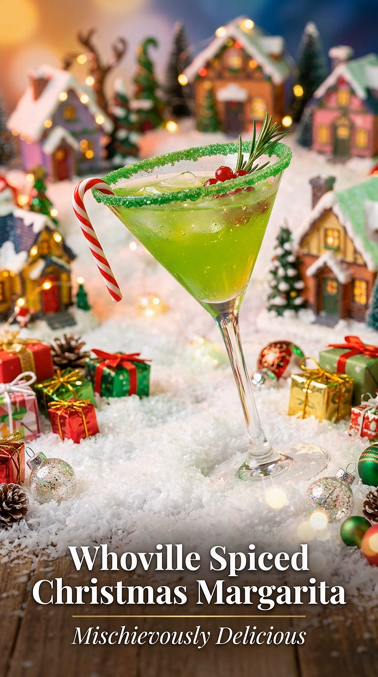 Whoville Spiced Christmas Margarita