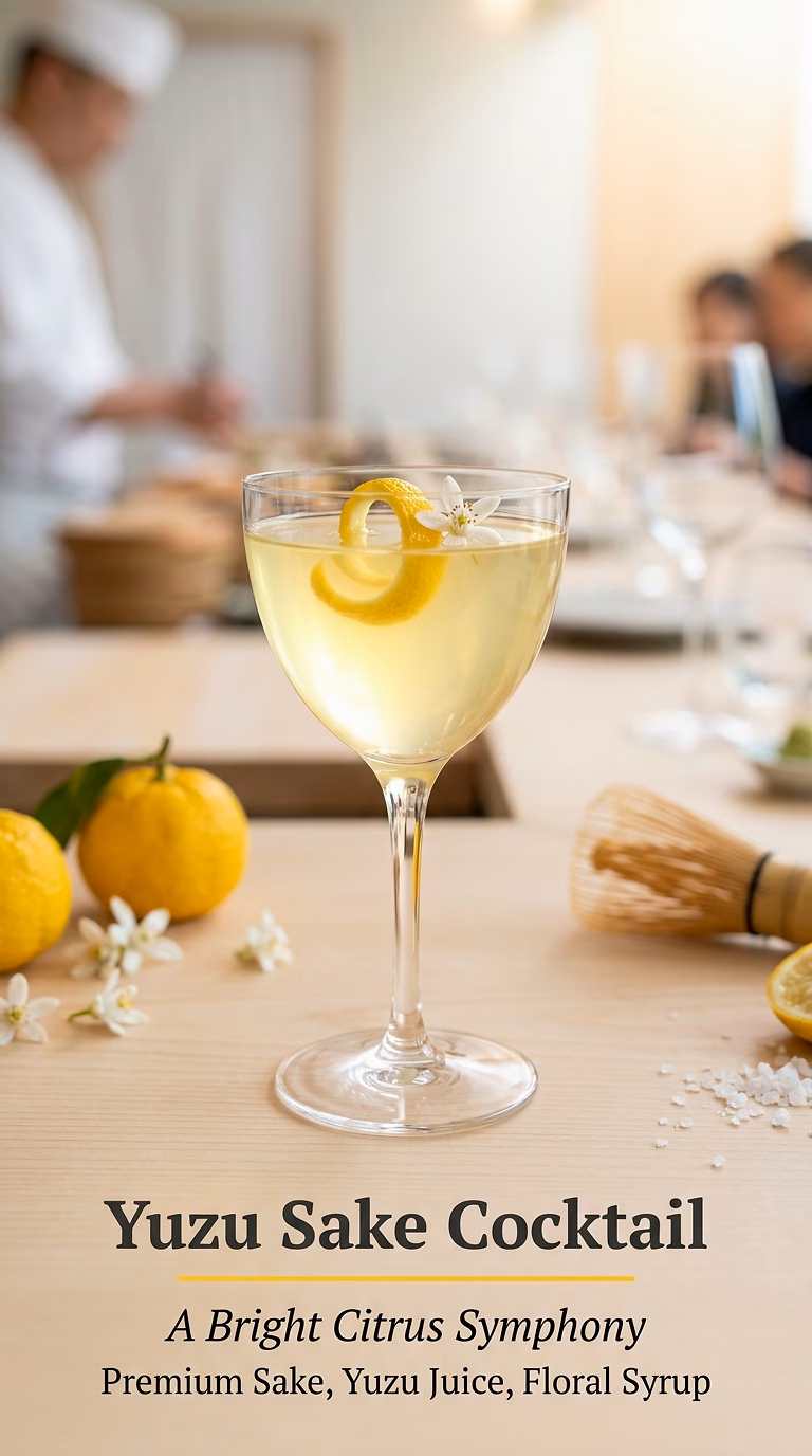 Yuzu Sake Cocktail