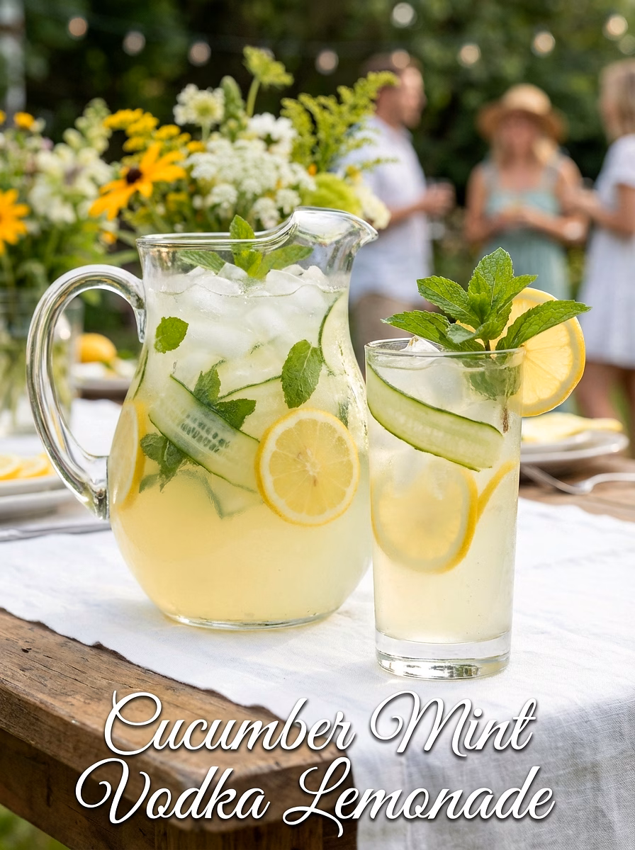 Cucumber Mint Vodka Lemonade