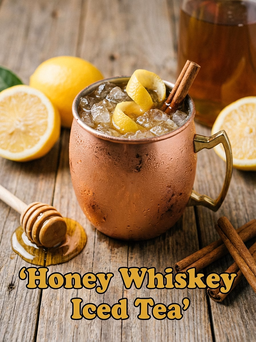 Honey Whiskey Iced Tea