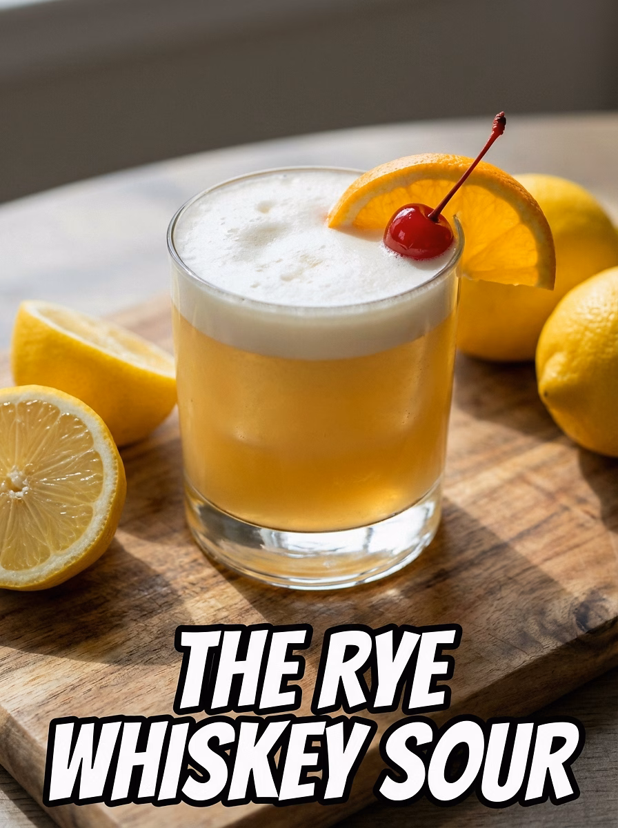4. 🍊 The Rye Whiskey Sour