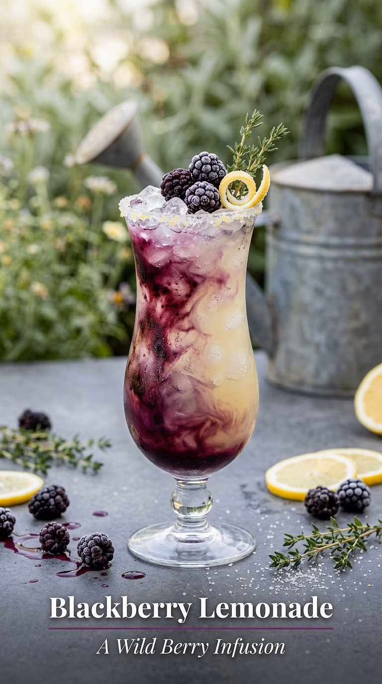 Blackberry Moonshine Lemonade
