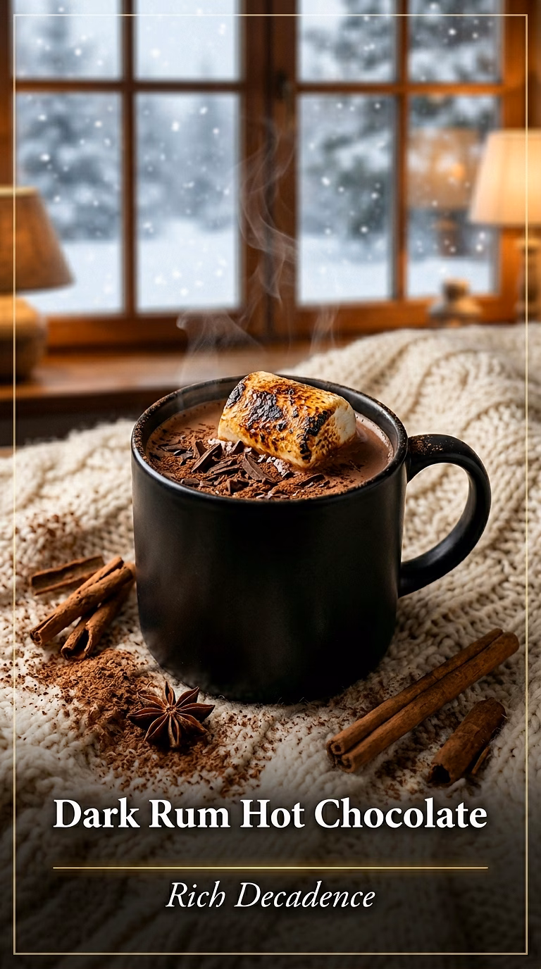 Dark Rum Hot Chocolate