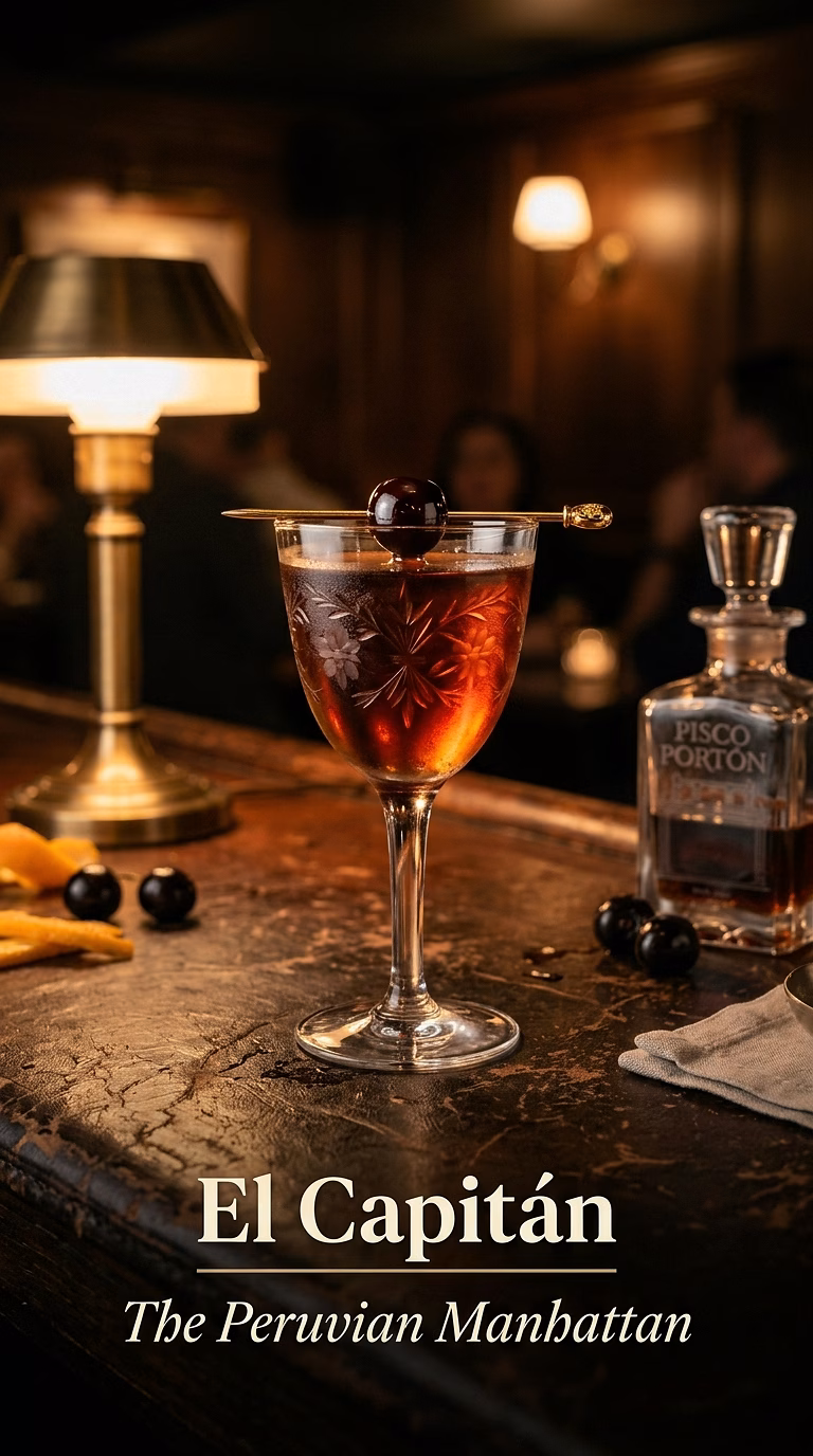 El Capitán (Pisco Manhattan)