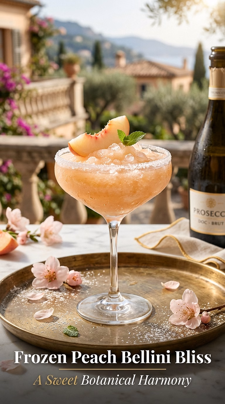 Frozen Peach Bellini Bliss