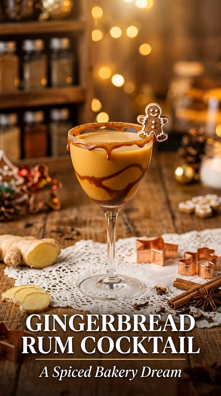 Gingerbread Rum Cocktail