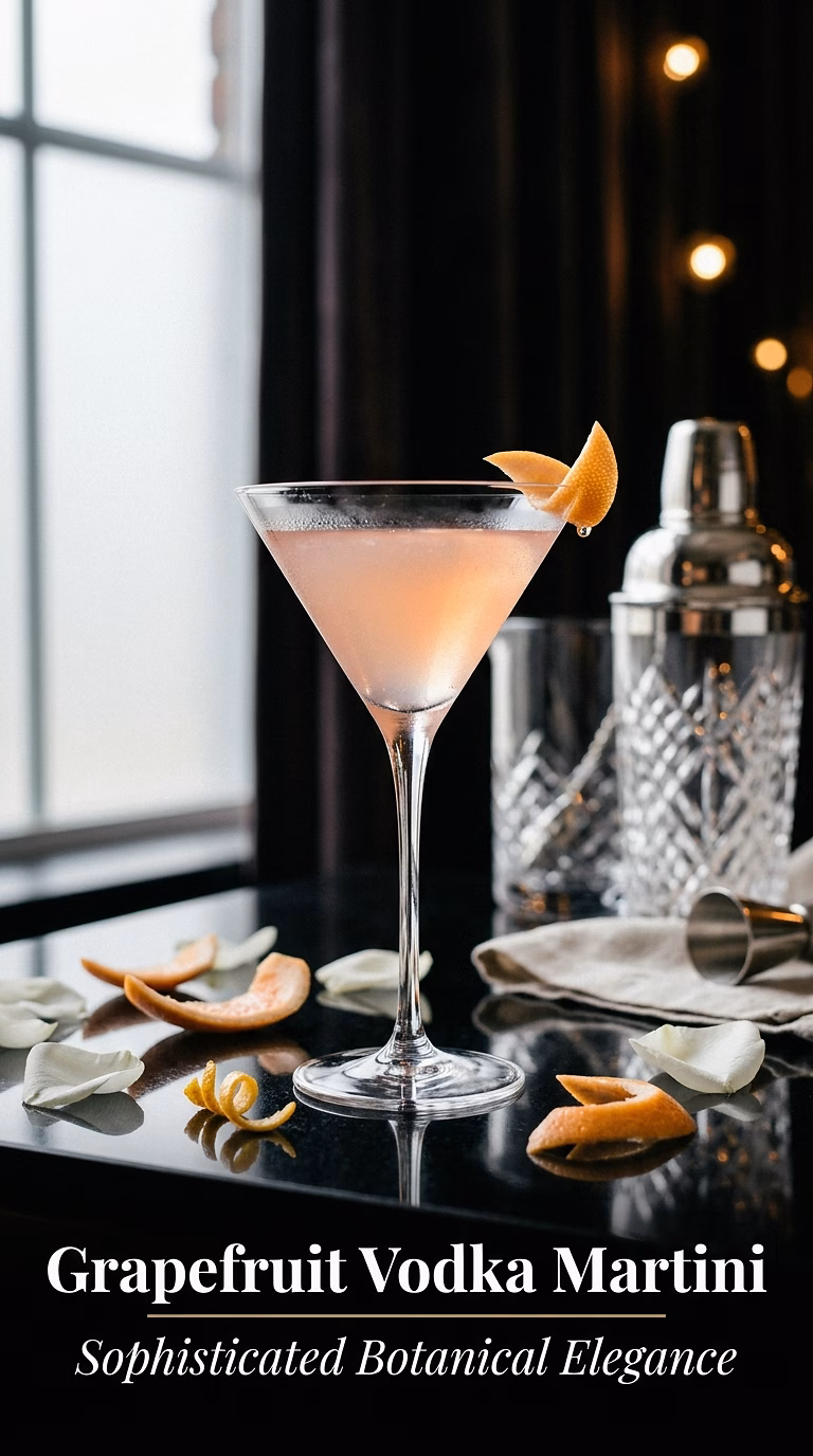 Grapefruit Vodka Martini