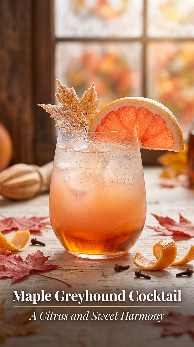Maple Greyhound Cocktail