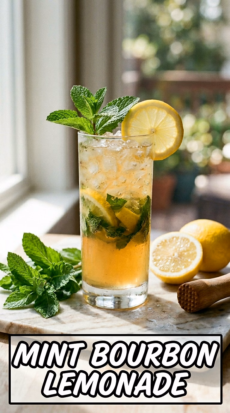 Mint Bourbon Lemonade
