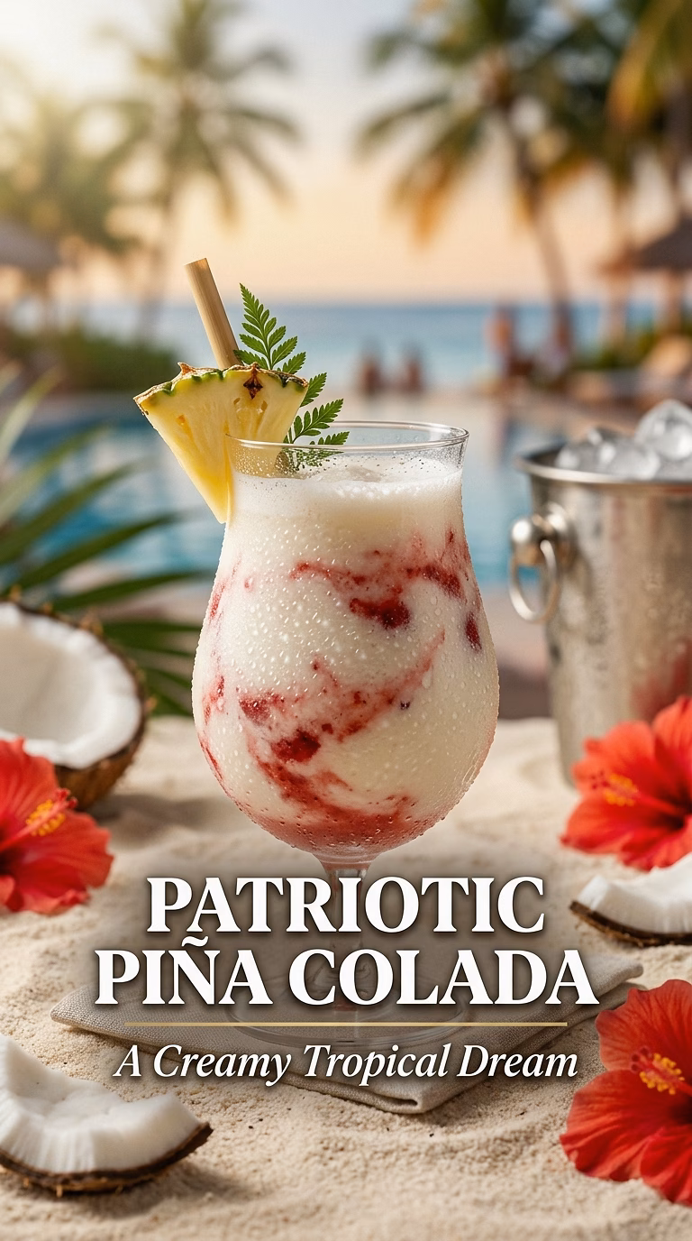 Patriotic Piña Colada