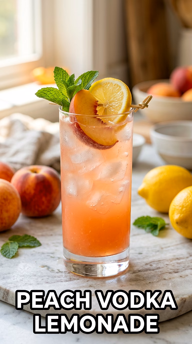 Peach Vodka Lemonade