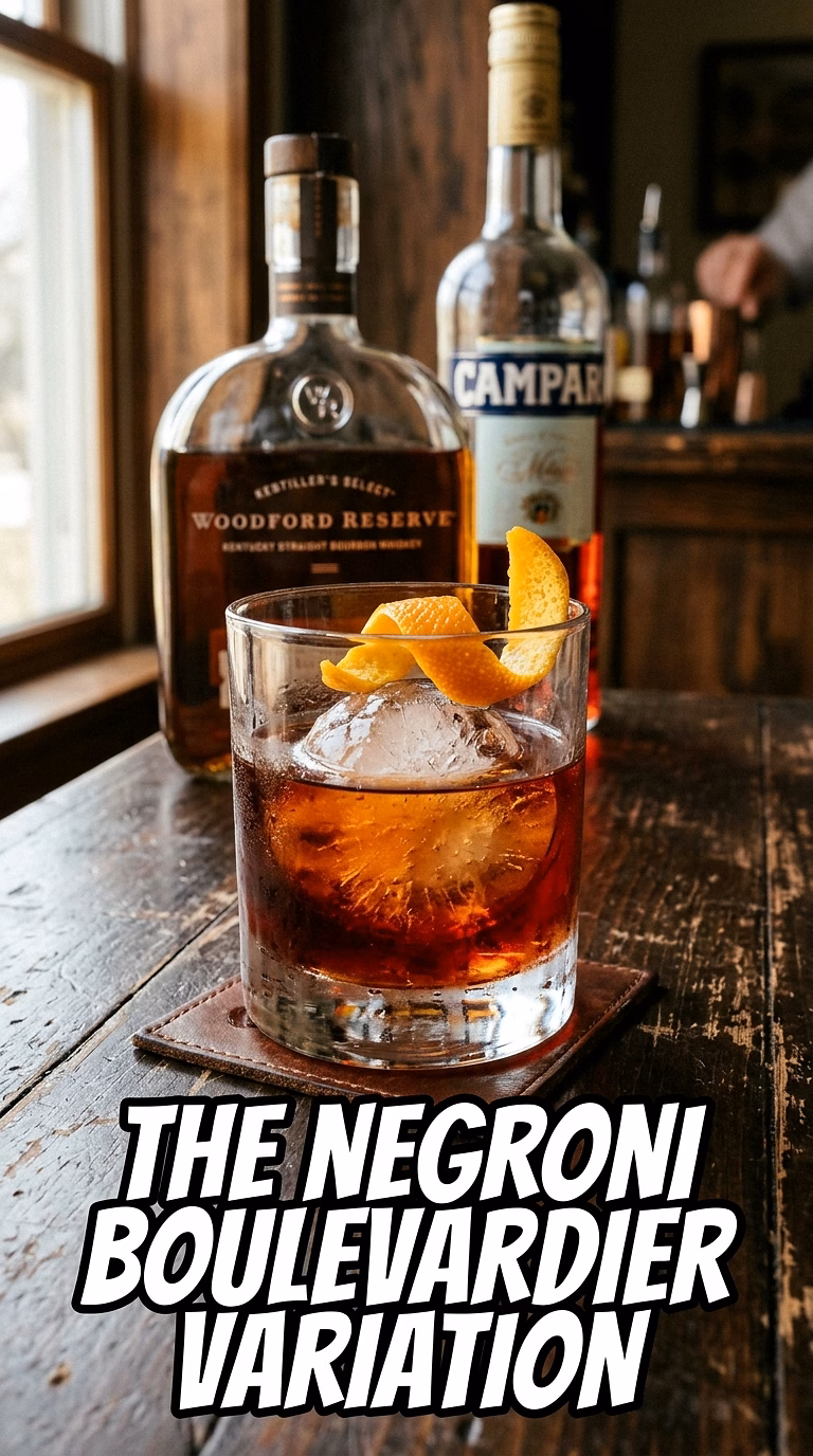 The Negroni Boulevardier Variation