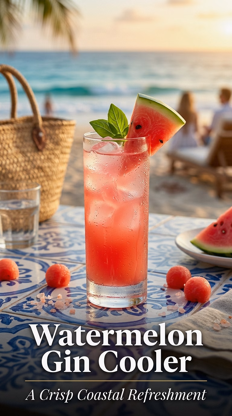 Watermelon Gin Cooler