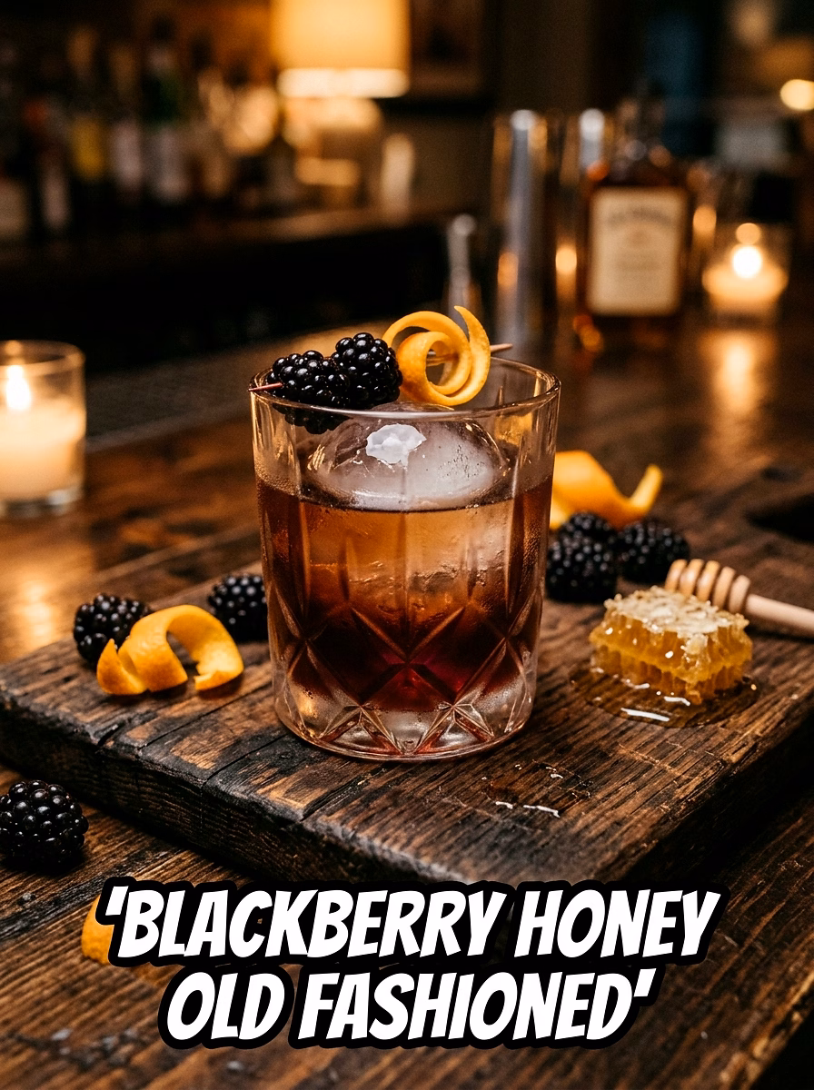 Blackberry Honey Old Fashioned