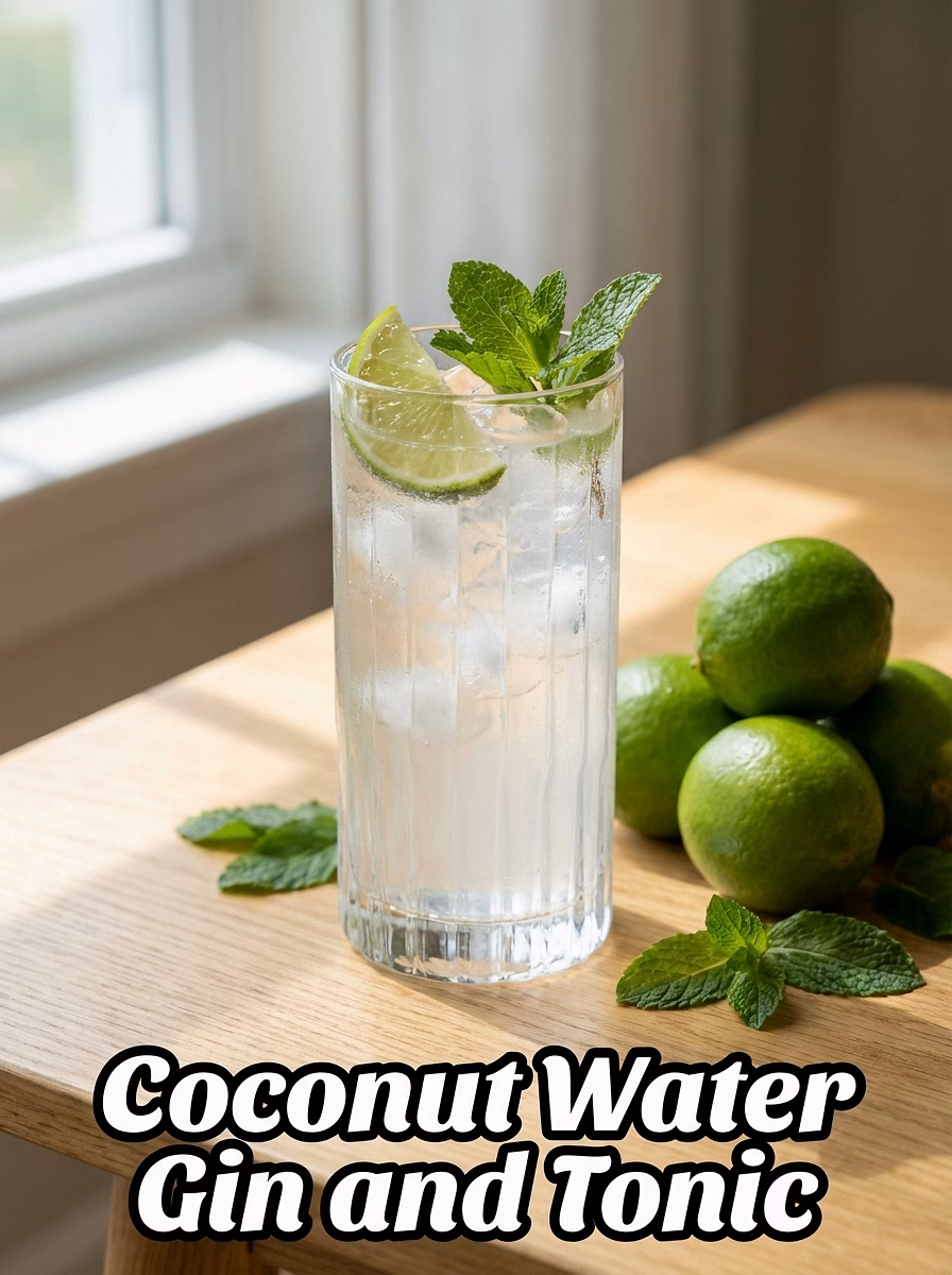 Coconut Water Gin and Tonic