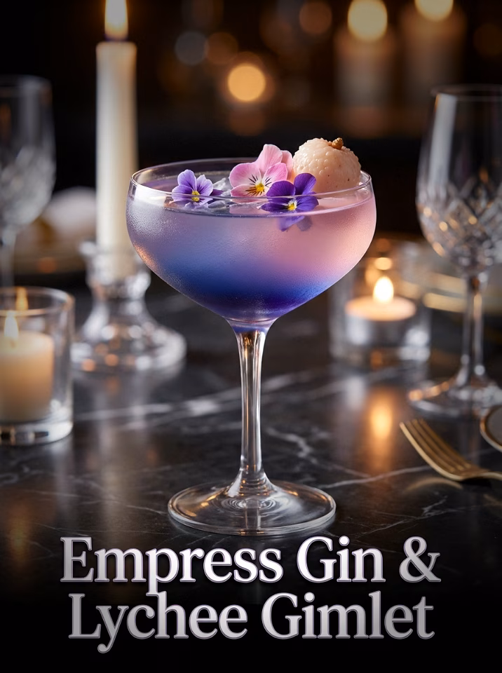Empress Gin and Lychee Gimlet