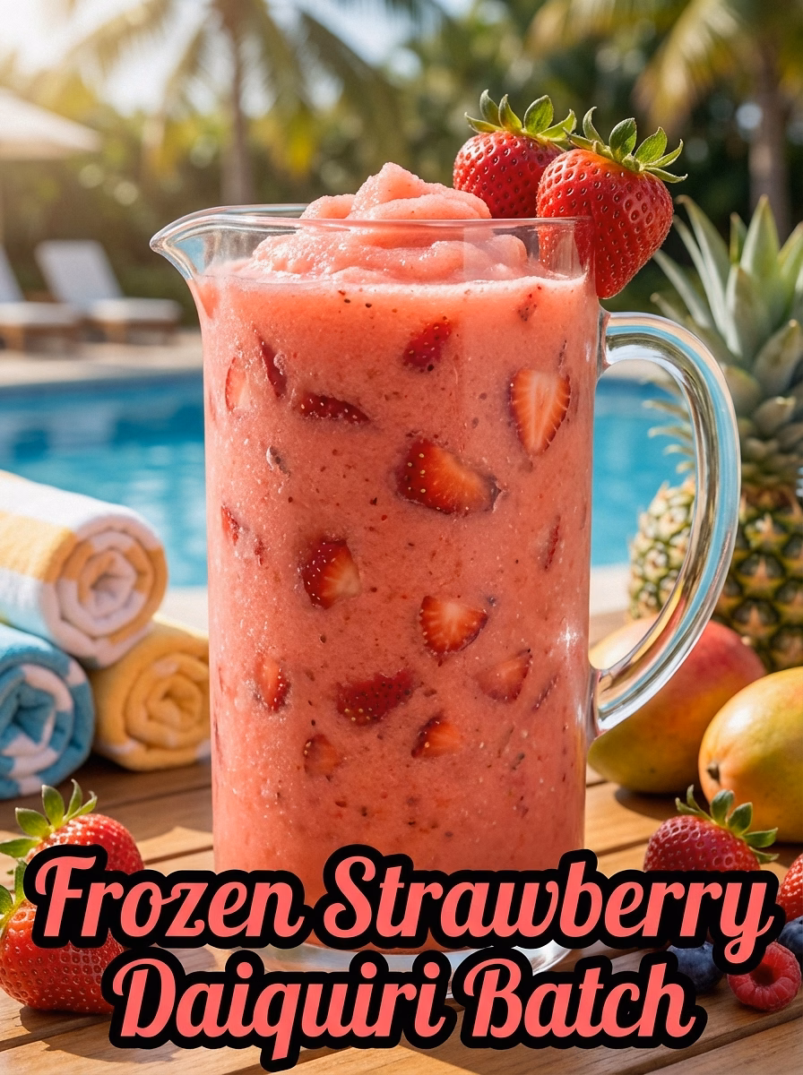 Frozen Strawberry Daiquiri Batch