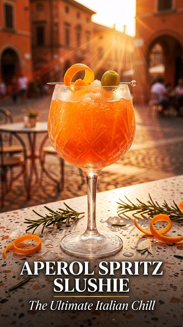 Aperol Spritz Slushie