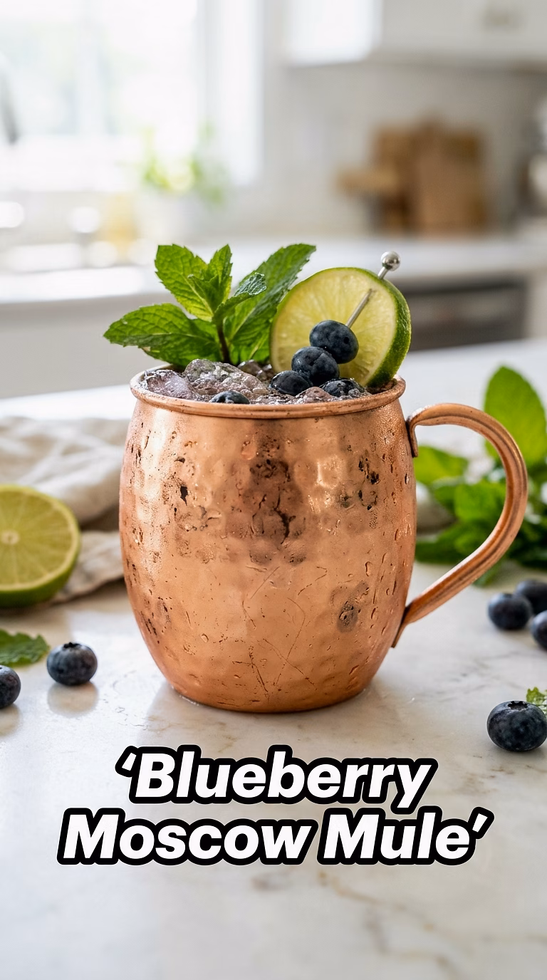 Blueberry Moscow Mule