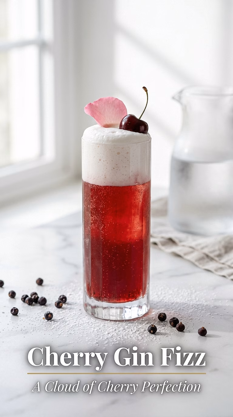 Cherry Gin Fizz
