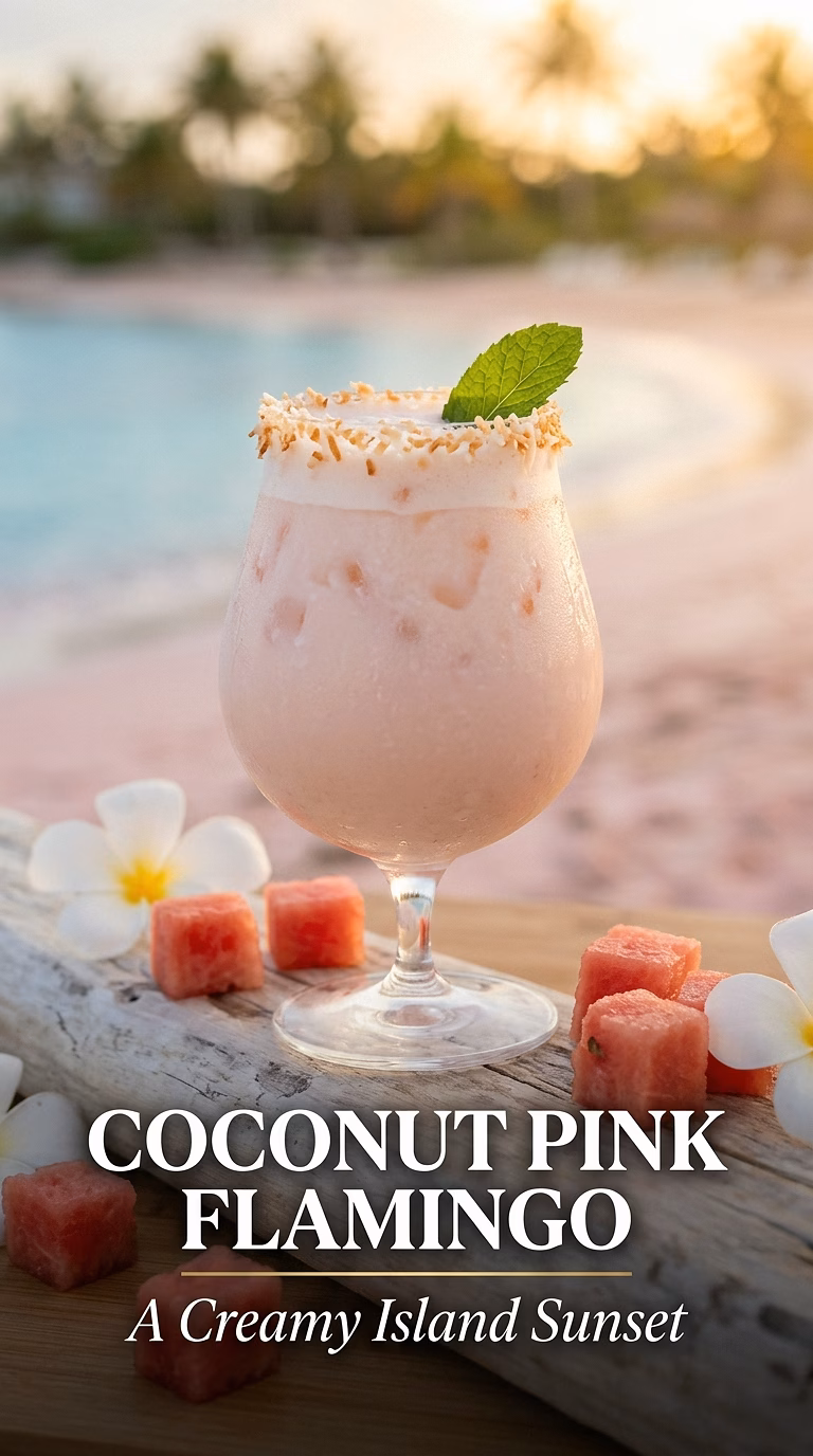 Coconut Pink Flamingo