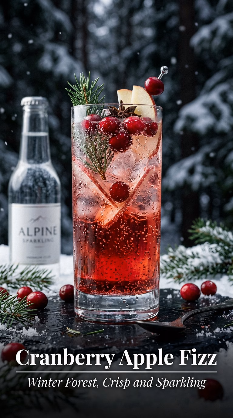 Cranberry Apple Fizz