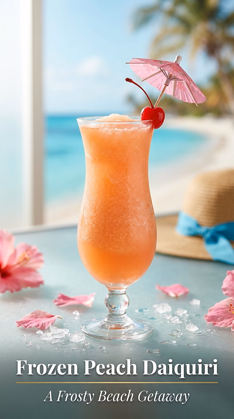 Frozen Peach Daiquiri