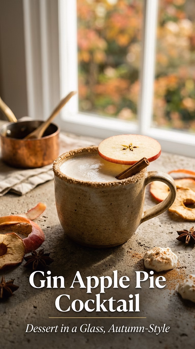 Gin Apple Pie Cocktail
