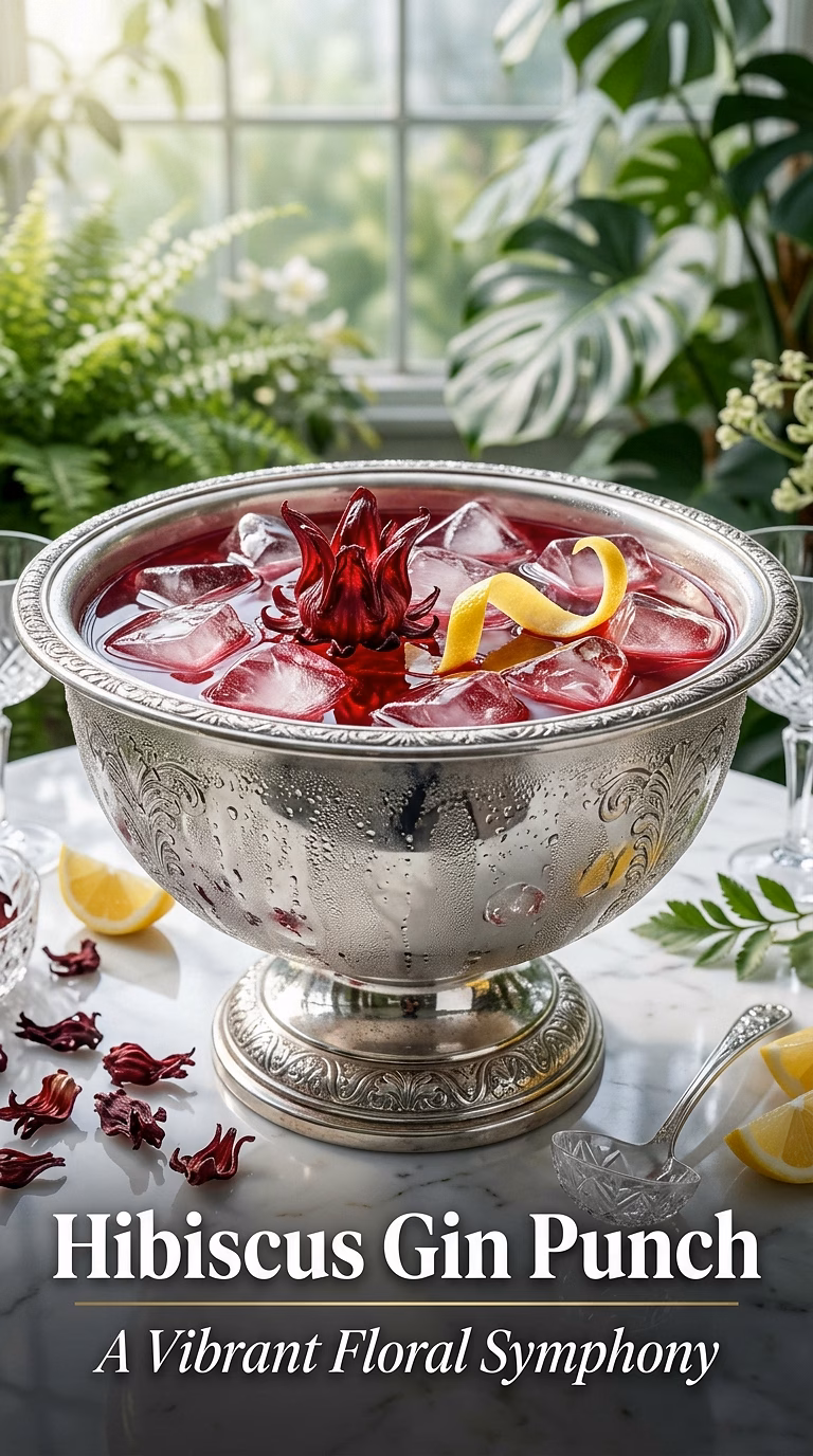 Hibiscus Gin Punch
