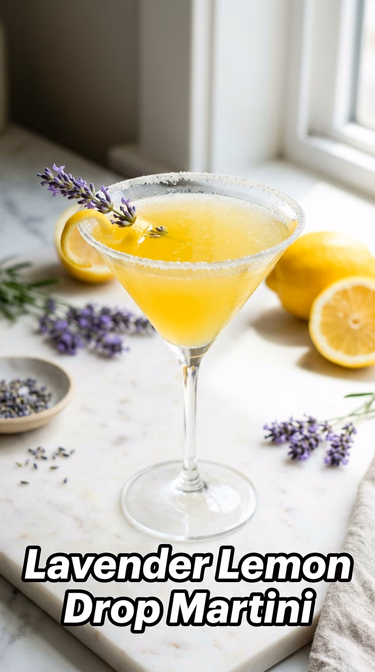 Lavender Lemon Drop Martini
