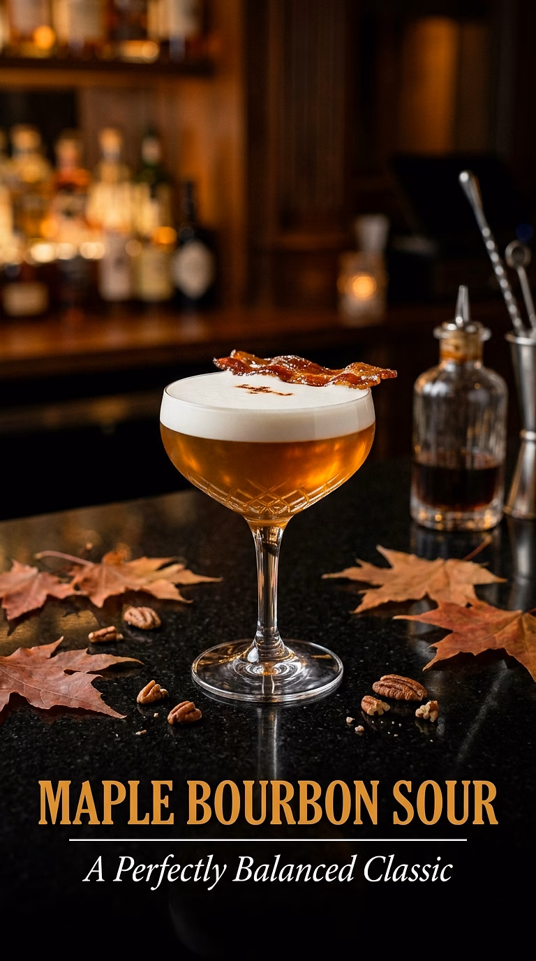 Maple Bourbon Sour