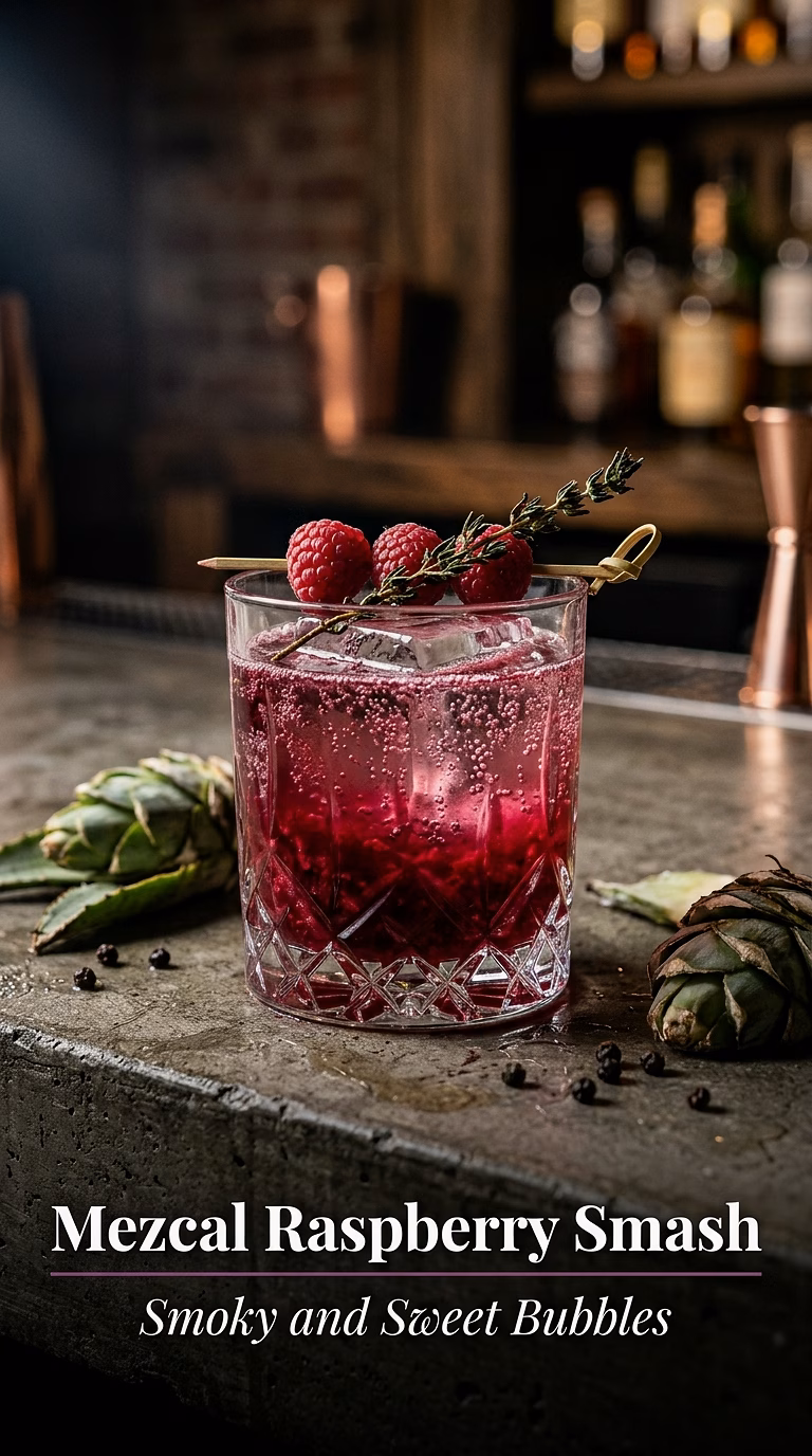 Mezcal Raspberry Smash