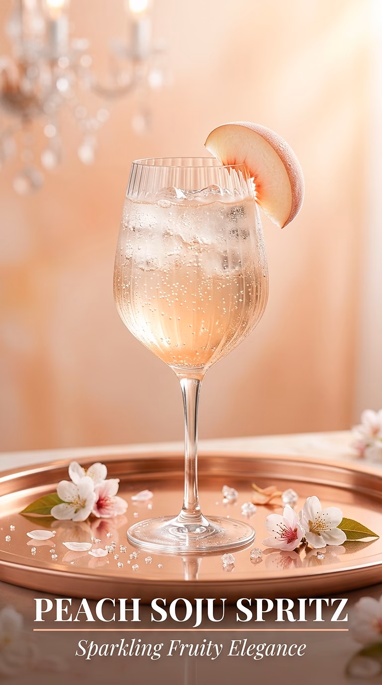 Peach Soju Spritz