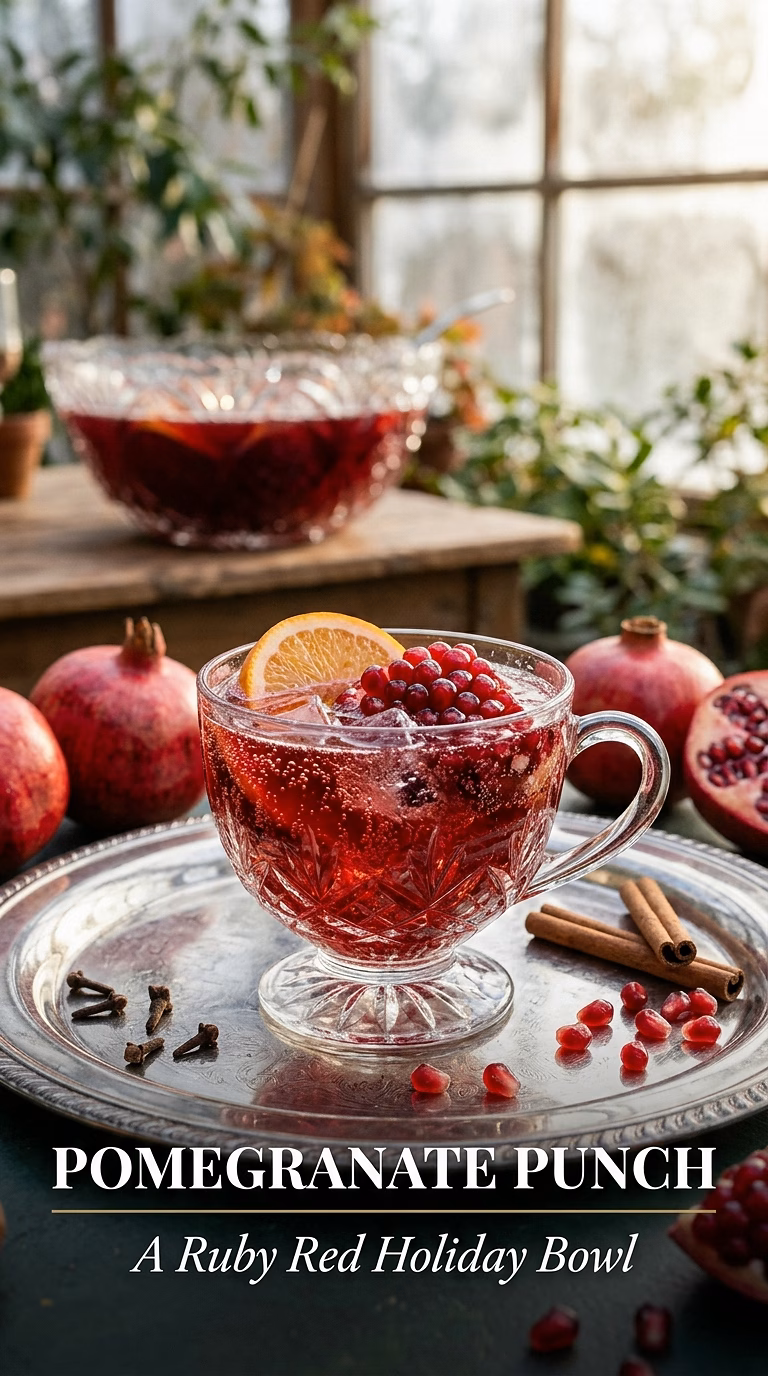 Pomegranate Champagne Punch