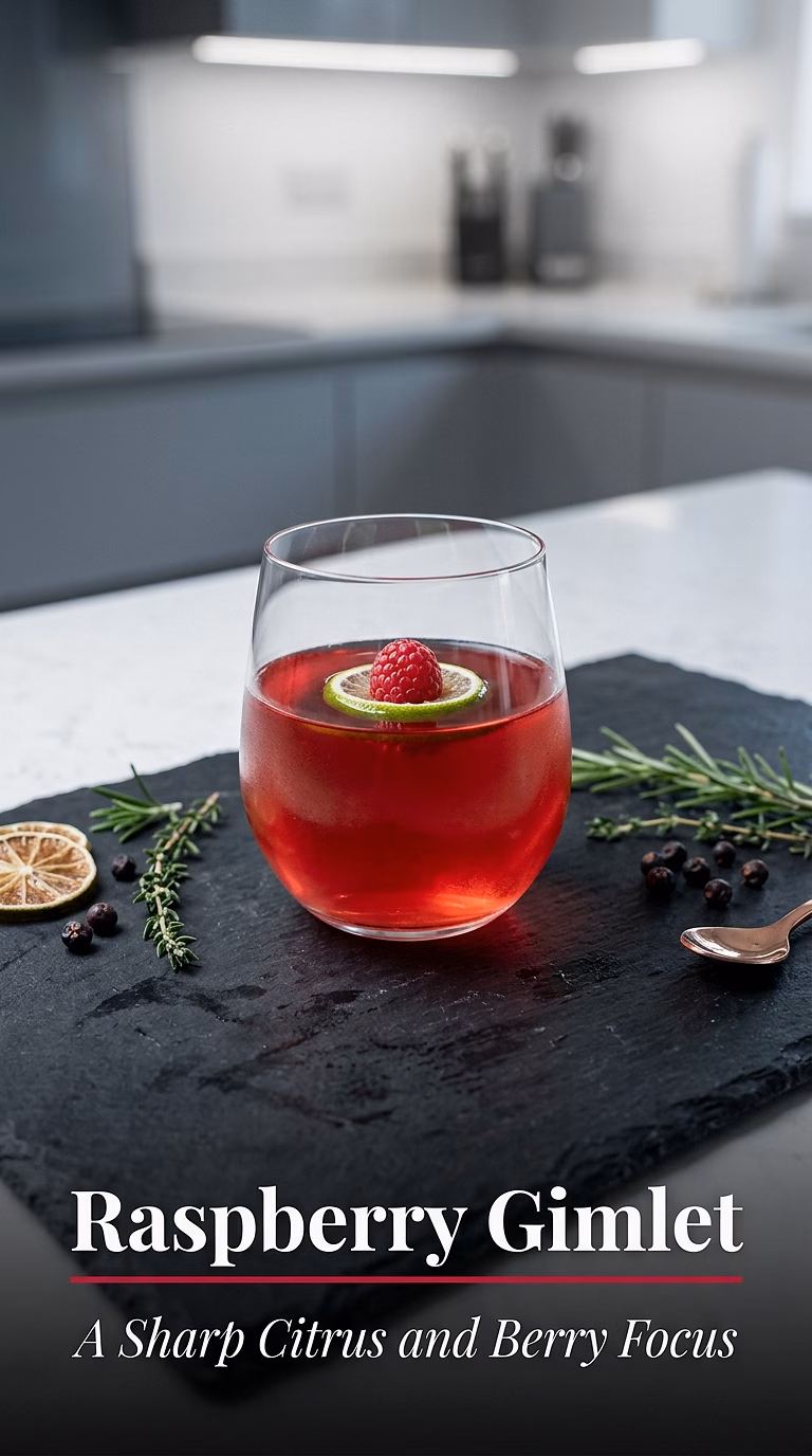 Raspberry Gimlet