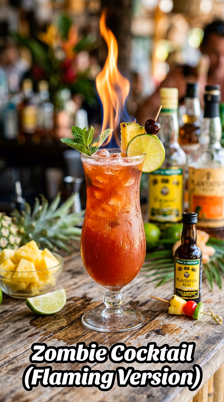 Zombie Cocktail (Flaming Version)