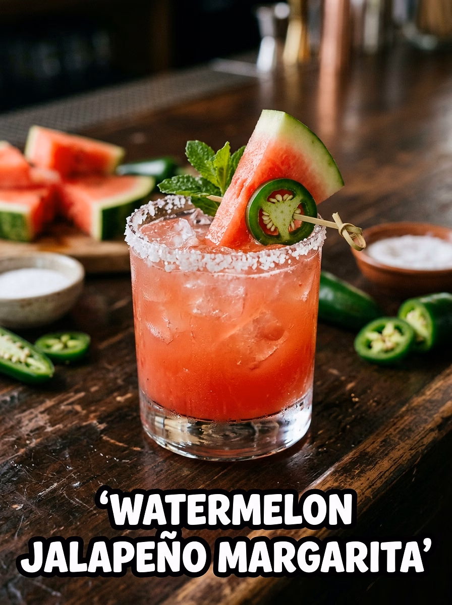 Watermelon Jalapeño Margarita